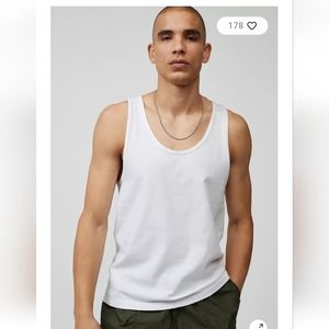 🔥NWT URBAN Outfitters Tank Top Cotton, White Size Small